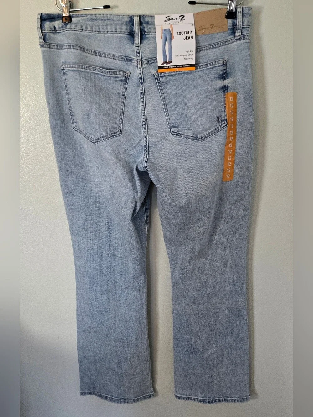 Seven 7 | NWT Light Wash High Rise Bootcut Jeans Size 12